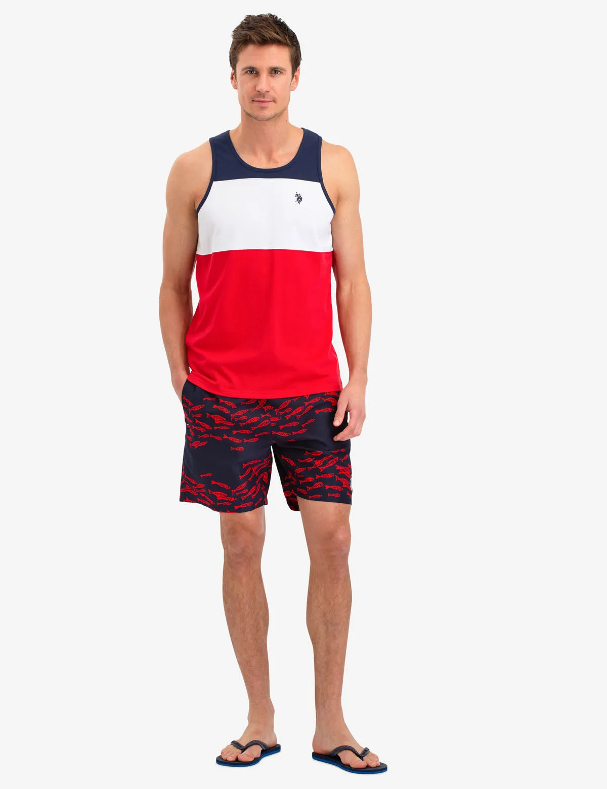 COLORBLOCK TANK sold by U.S. Polo Assn. product image thumbnail 2