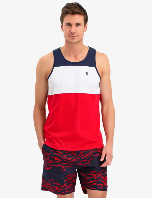 COLORBLOCK TANK sold by U.S. Polo Assn.