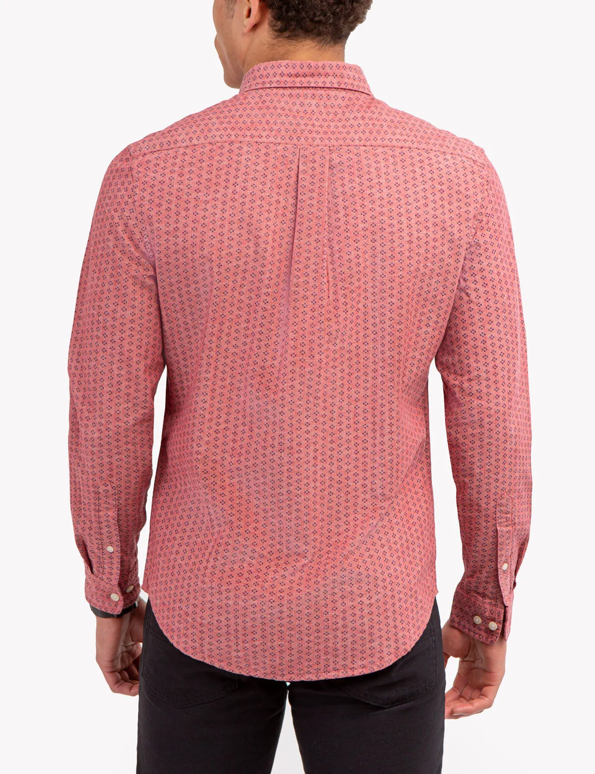 COTTON SLUB DISCHARGED PRINT SHIRT sold by U.S. Polo Assn. product image thumbnail 4