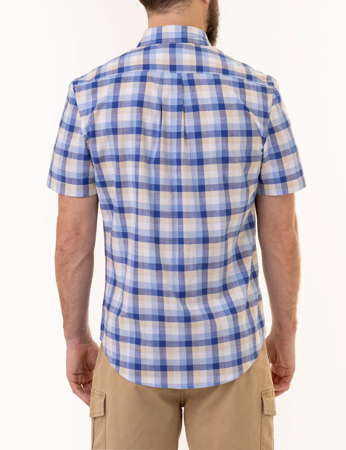 PLAID SLUB POPLIN SHORT SLEEVE SHIRT sold by U.S. Polo Assn. product image thumbnail 2