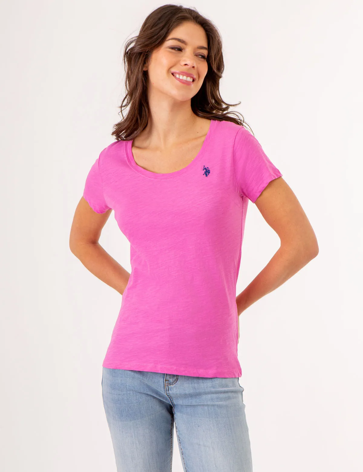 SCOOP NECK T-SHIRT sold by U.S. Polo Assn.