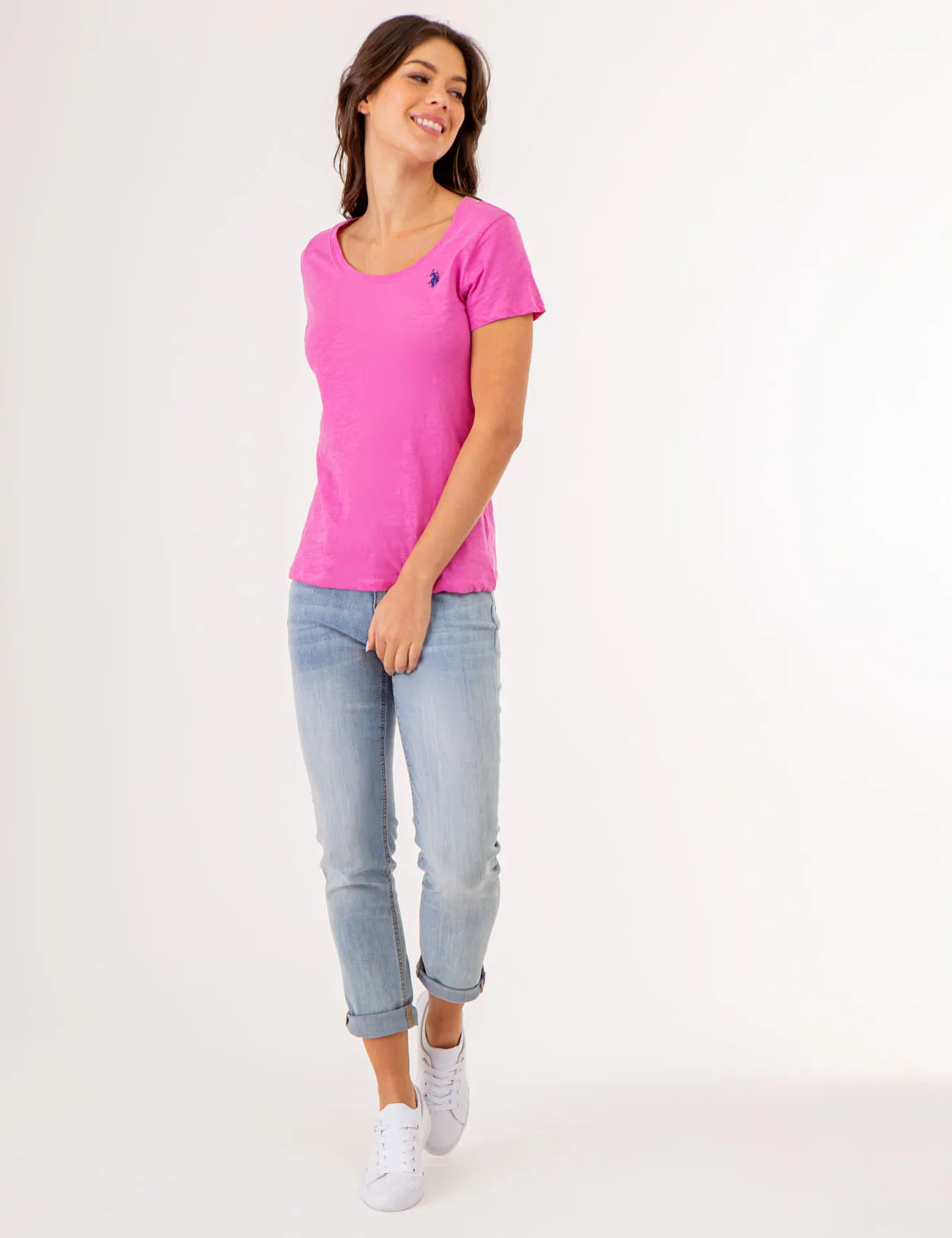 SCOOP NECK T-SHIRT sold by U.S. Polo Assn. product image thumbnail 4