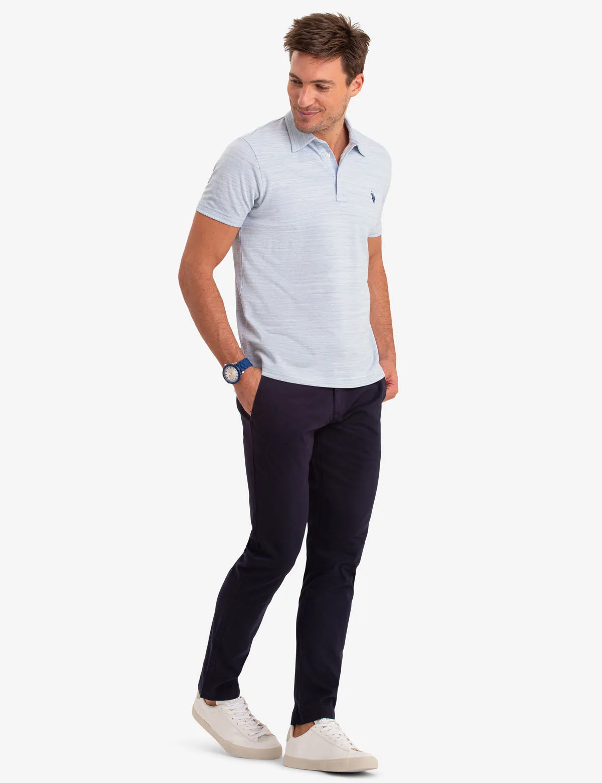 SPACE DYE POLO SHIRT sold by U.S. Polo Assn. product image thumbnail 4