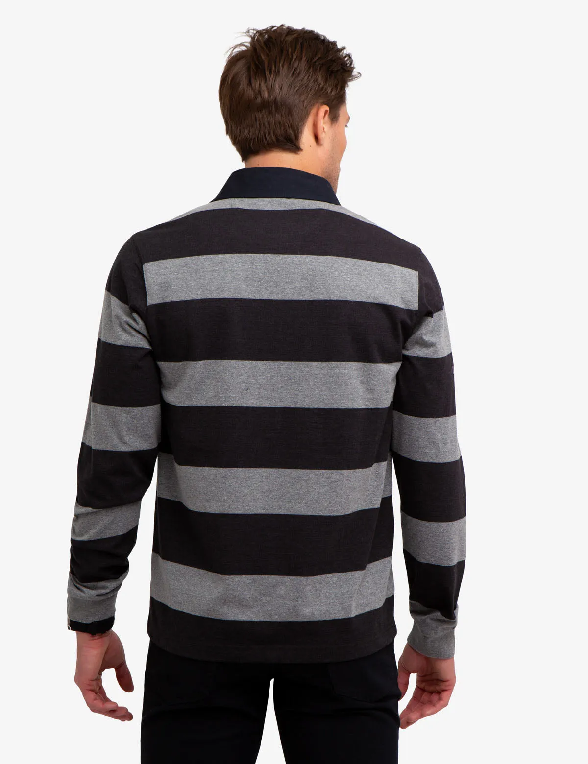 STRIPED LONG SLEEVE POLO SHIRT sold by U.S. Polo Assn. product image thumbnail 4