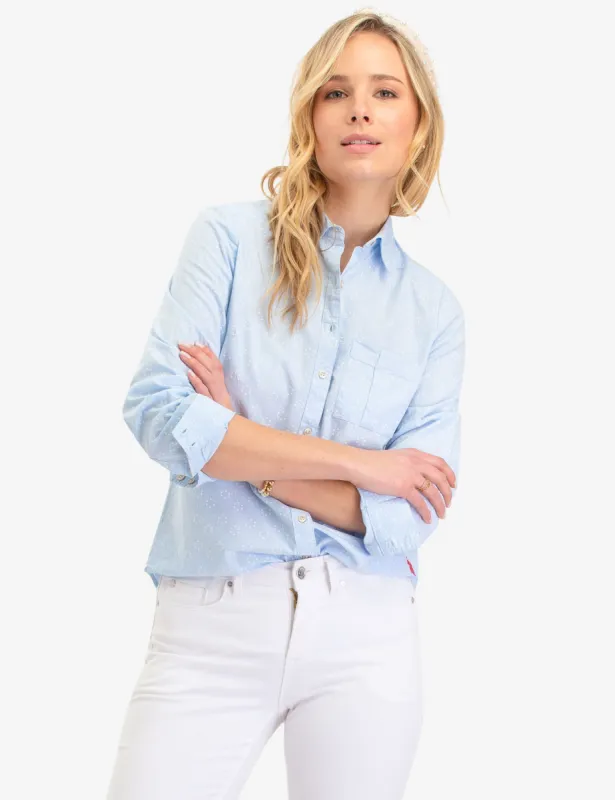 DOT PATTERN LONG SLEEVE SHIRT sold by U.S. Polo Assn.