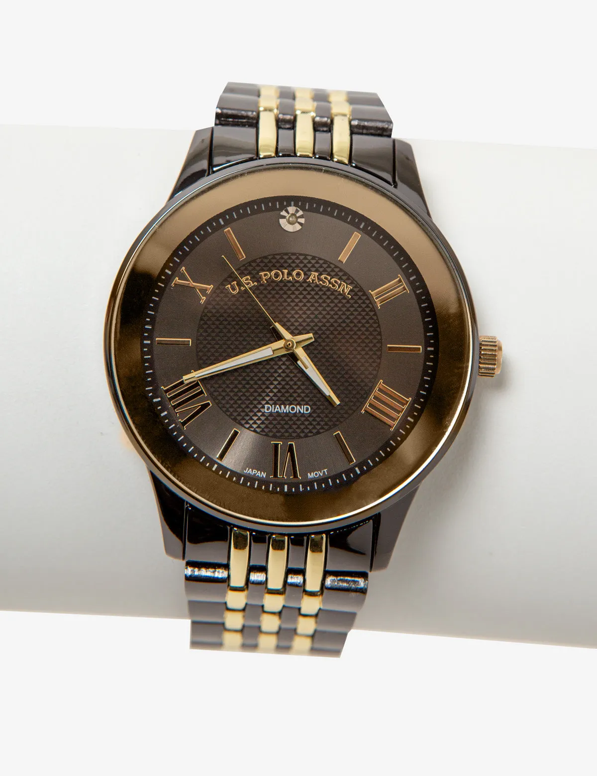 HIS AND HERS BLACK AND GOLD DIAMOND WATCH SET sold by U.S. Polo Assn. product image thumbnail 2