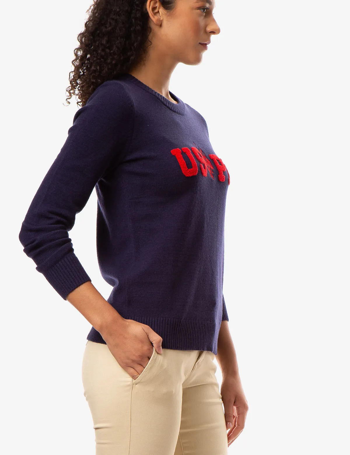 USPA LOGO CREW NECK SWEATER sold by U.S. Polo Assn. product image thumbnail 2