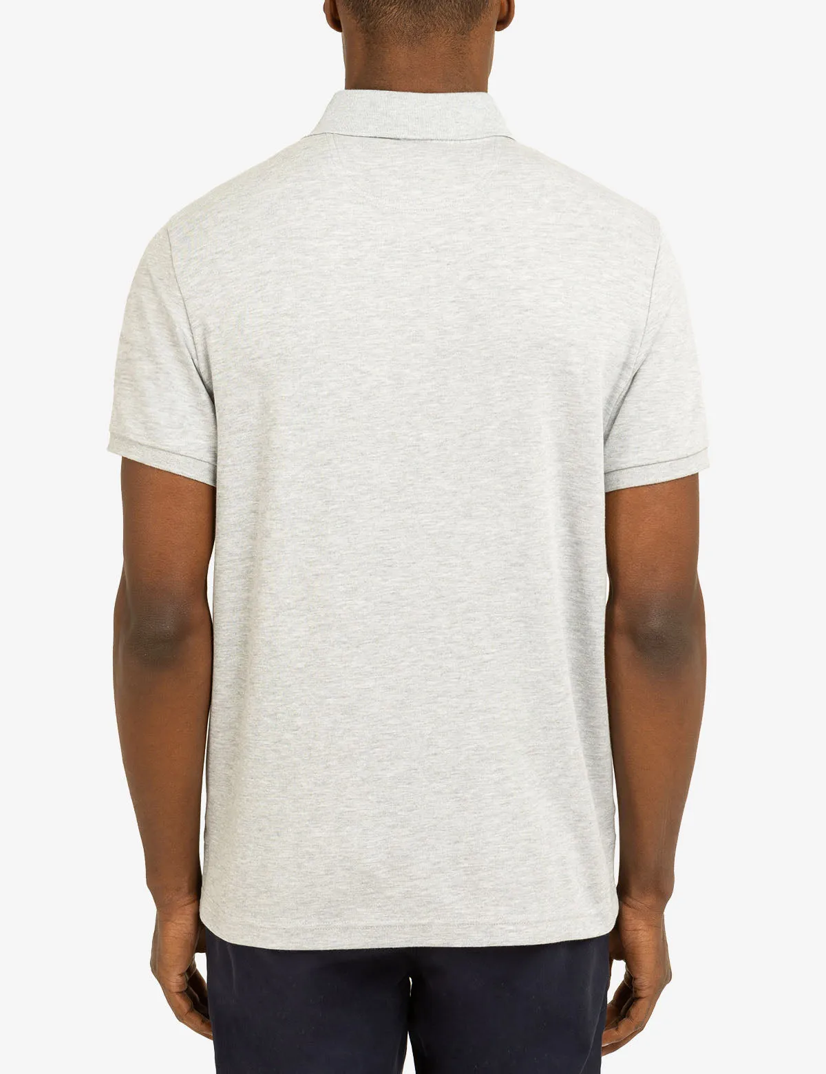 SOLID INTERLOCK POLO SHIRT WITH WOVEN TRIM sold by U.S. Polo Assn. product image thumbnail 4