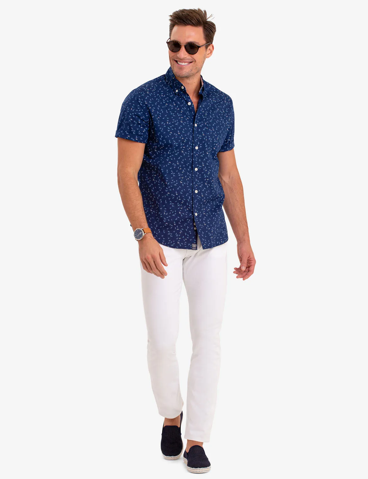 BIRD PRINT SHORT SLEEVE SHIRT sold by U.S. Polo Assn. product image thumbnail 2