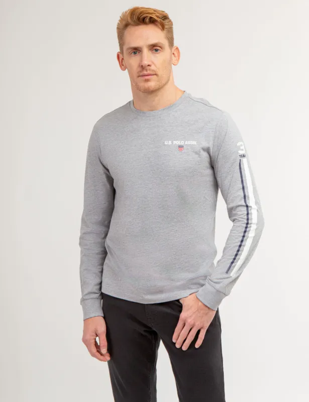 SIGNATURE STRIPE LONG SLEEVE T-SHIRT sold by U.S. Polo Assn.