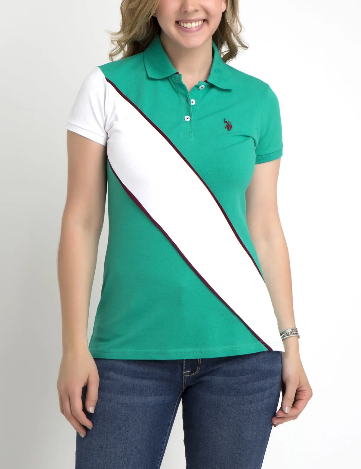 PREMIUM SLASH POLO SHIRT sold by U.S. Polo Assn.