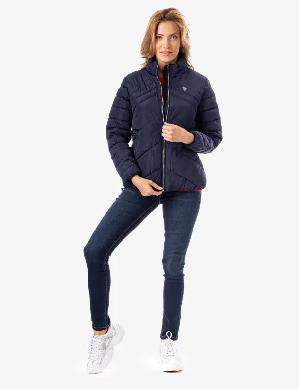 PUFFER COLLAR JACKET sold by U.S. Polo Assn.