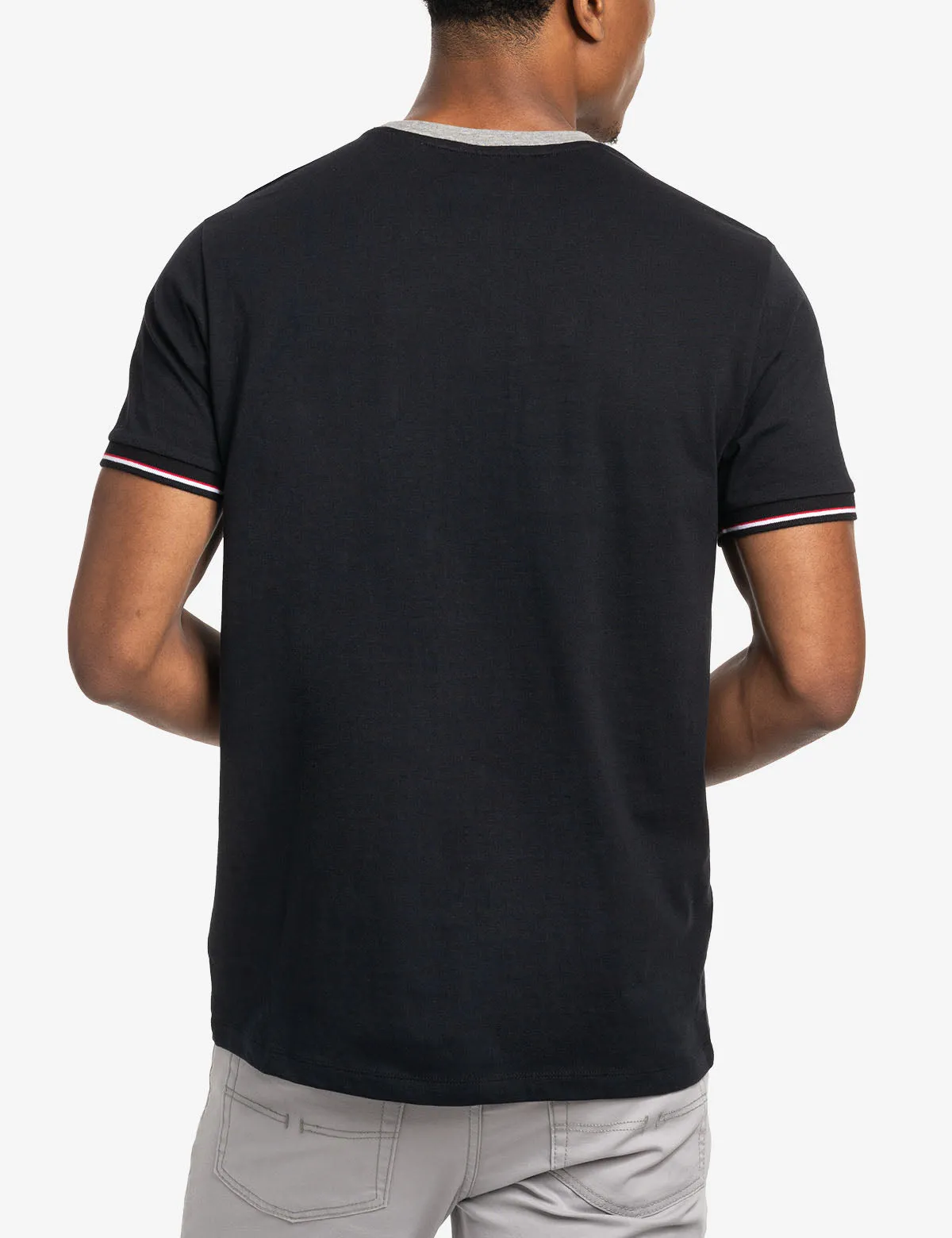 SIGNATURE STRIPE TRIM RINGER T-SHIRT sold by U.S. Polo Assn. product image thumbnail 4