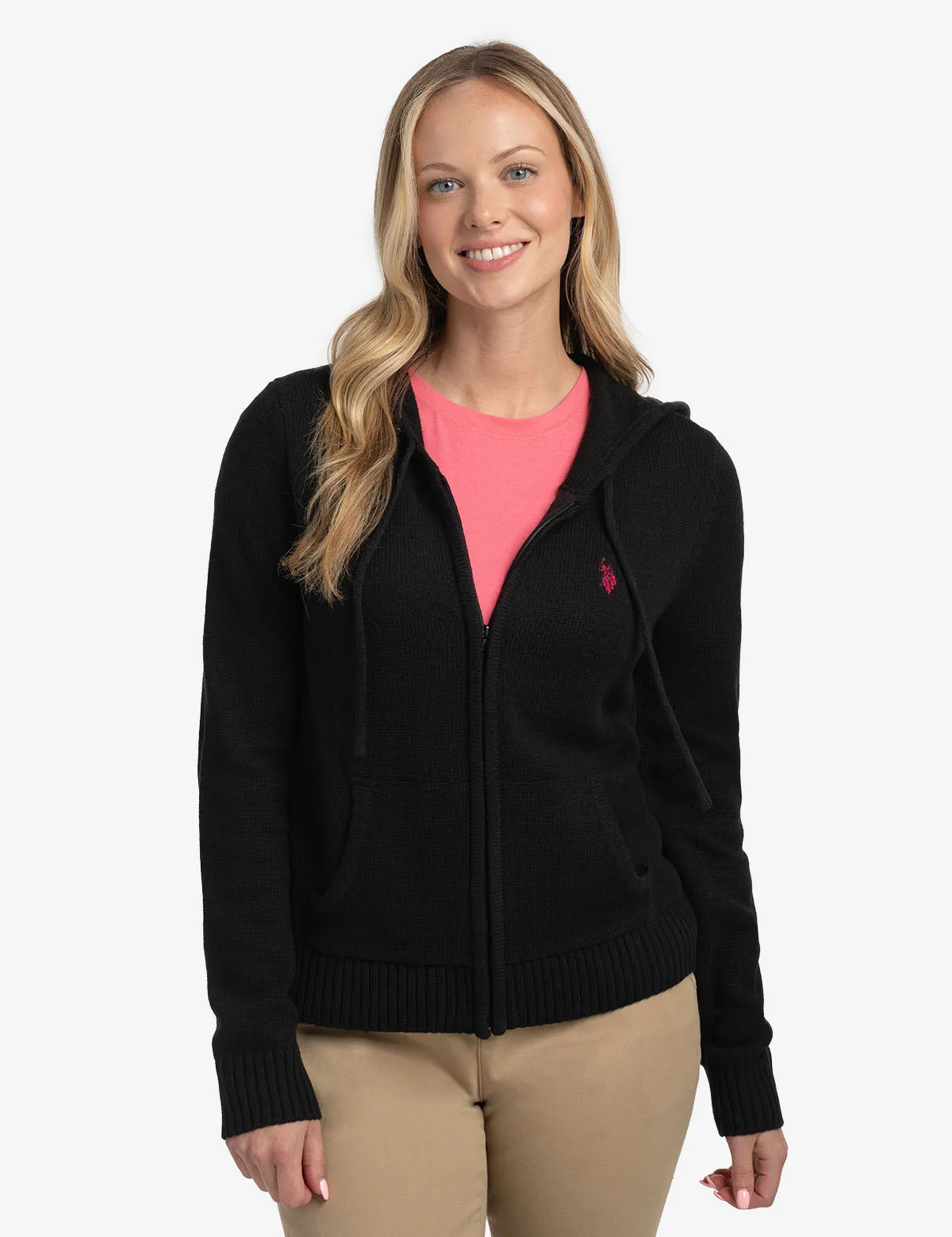 ZIP UP SWEATER WITH HOOD sold by U.S. Polo Assn. product image thumbnail 5