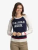 RAGLAN SLEEVE BASEBALL CREW NECK SWEATER sold by U.S. Polo Assn.