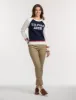 RAGLAN SLEEVE BASEBALL CREW NECK SWEATER sold by U.S. Polo Assn.