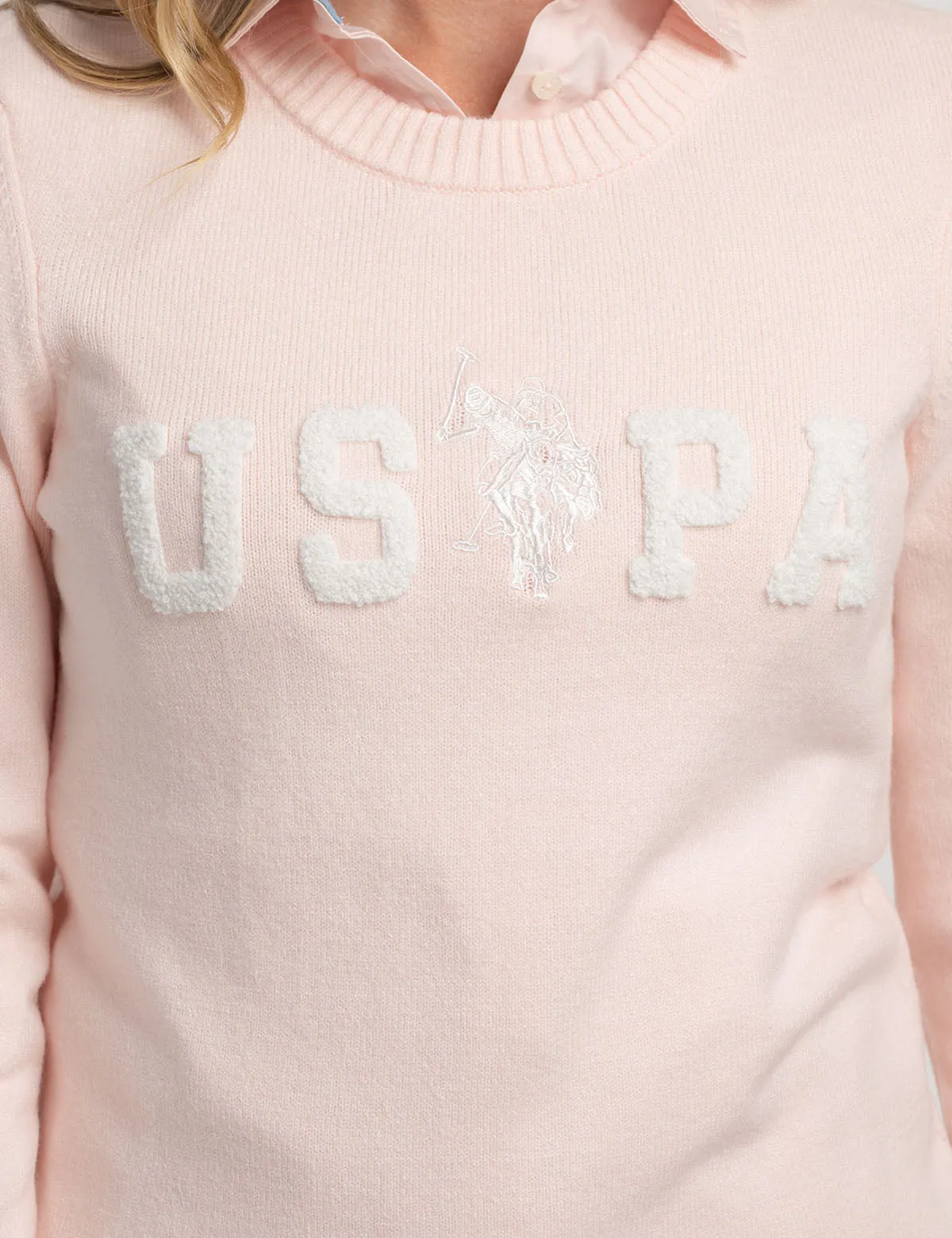 USPA LOGO CREW NECK SWEATER sold by U.S. Polo Assn. product image thumbnail 5