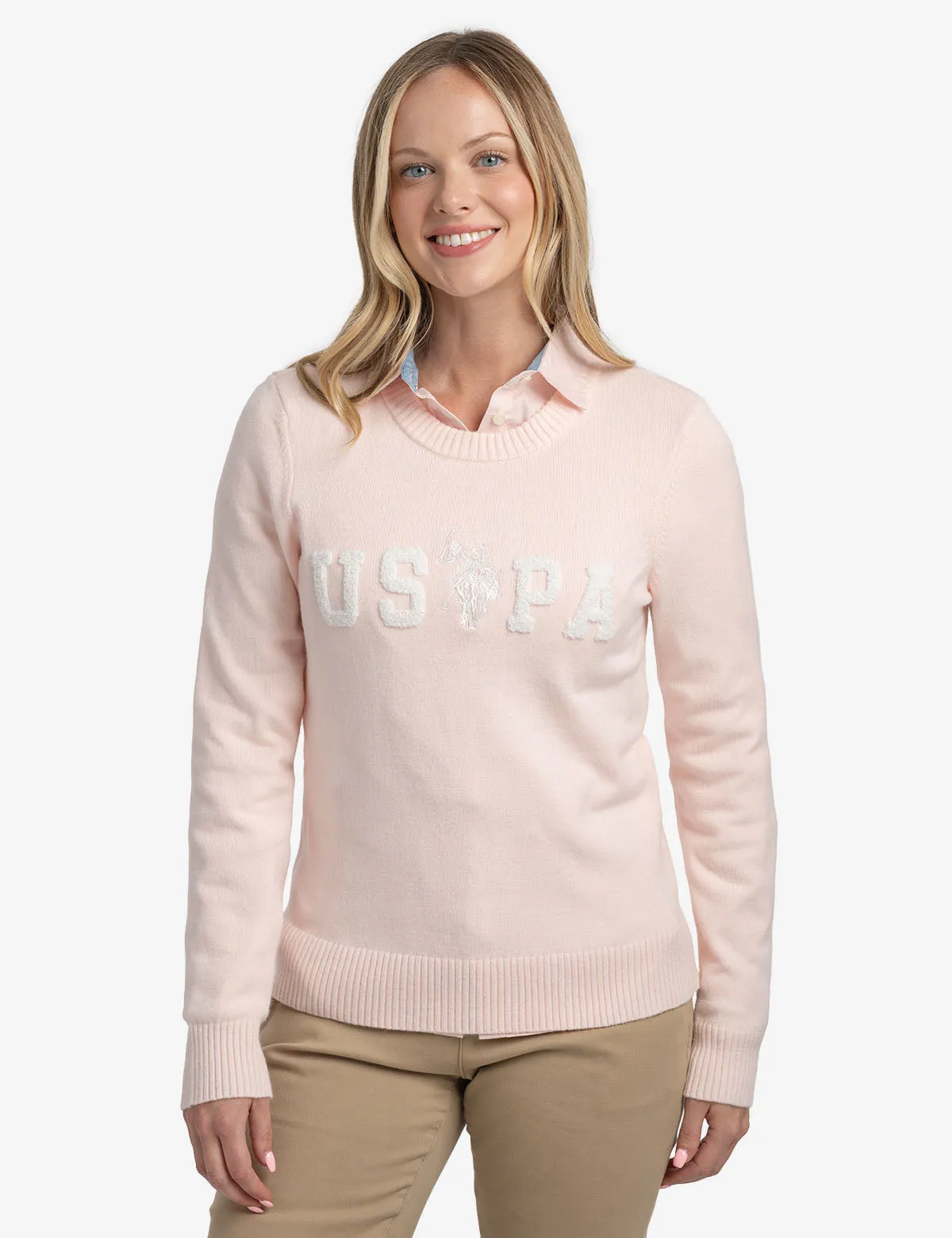 USPA LOGO CREW NECK SWEATER sold by U.S. Polo Assn. product image thumbnail 4