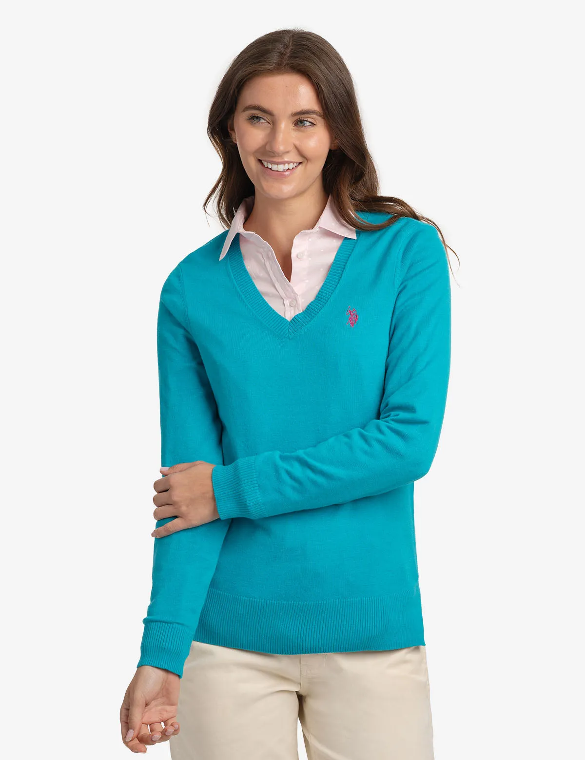 SOFT TOUCH V-NECK SWEATER sold by U.S. Polo Assn.