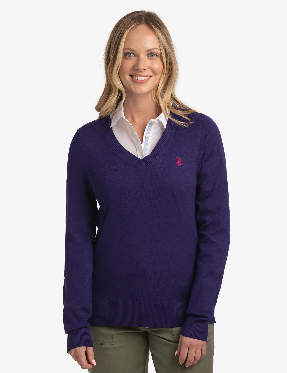 SOFT TOUCH V-NECK SWEATER sold by U.S. Polo Assn. product image thumbnail 5