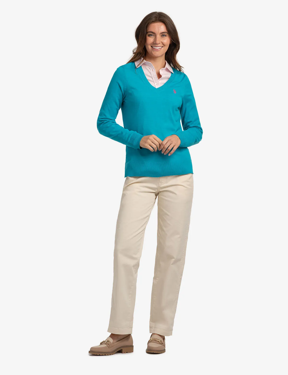 SOFT TOUCH V-NECK SWEATER sold by U.S. Polo Assn. product image thumbnail 2