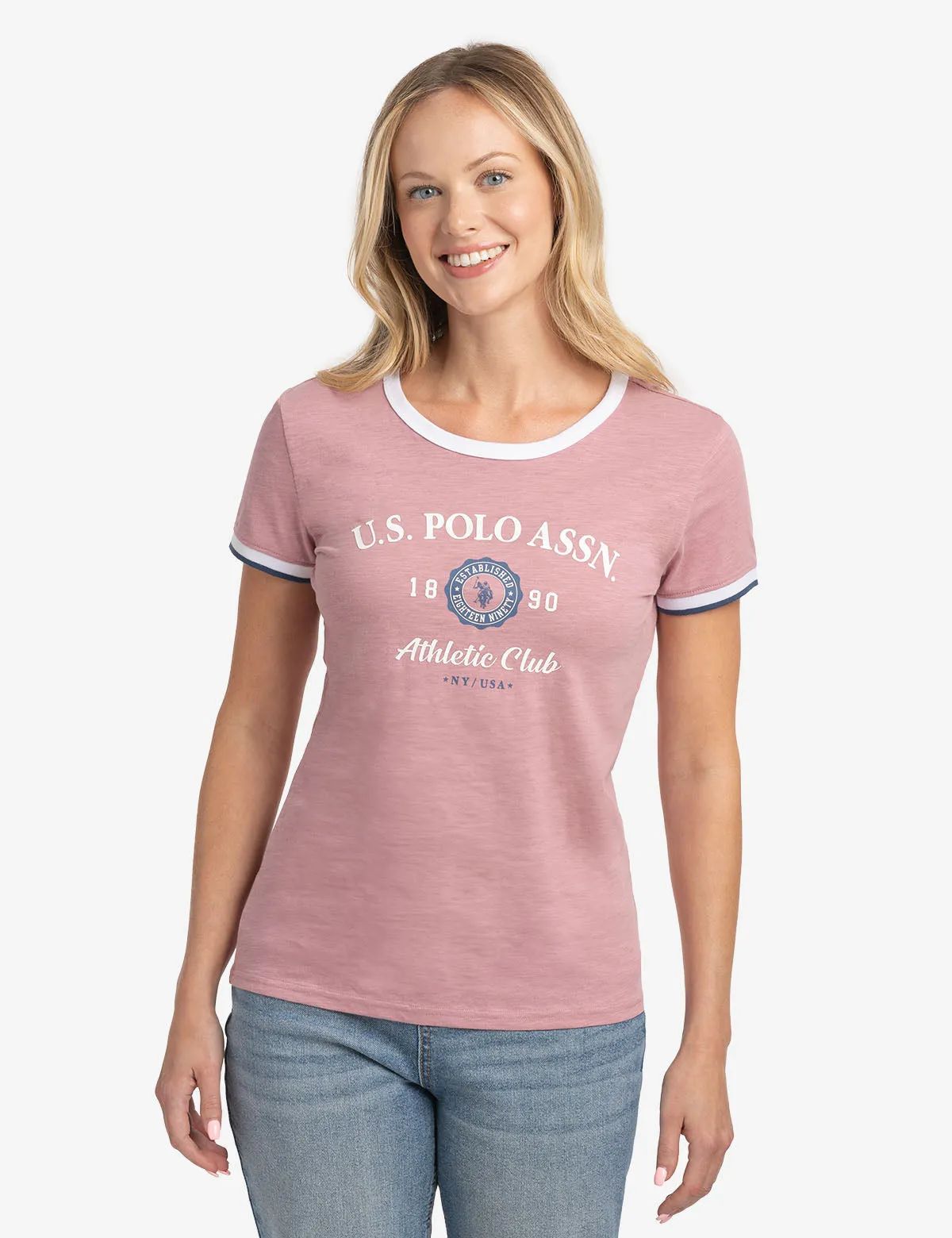 SMALL SOFT CREST RINGER JERSEY T-SHIRT sold by U.S. Polo Assn.