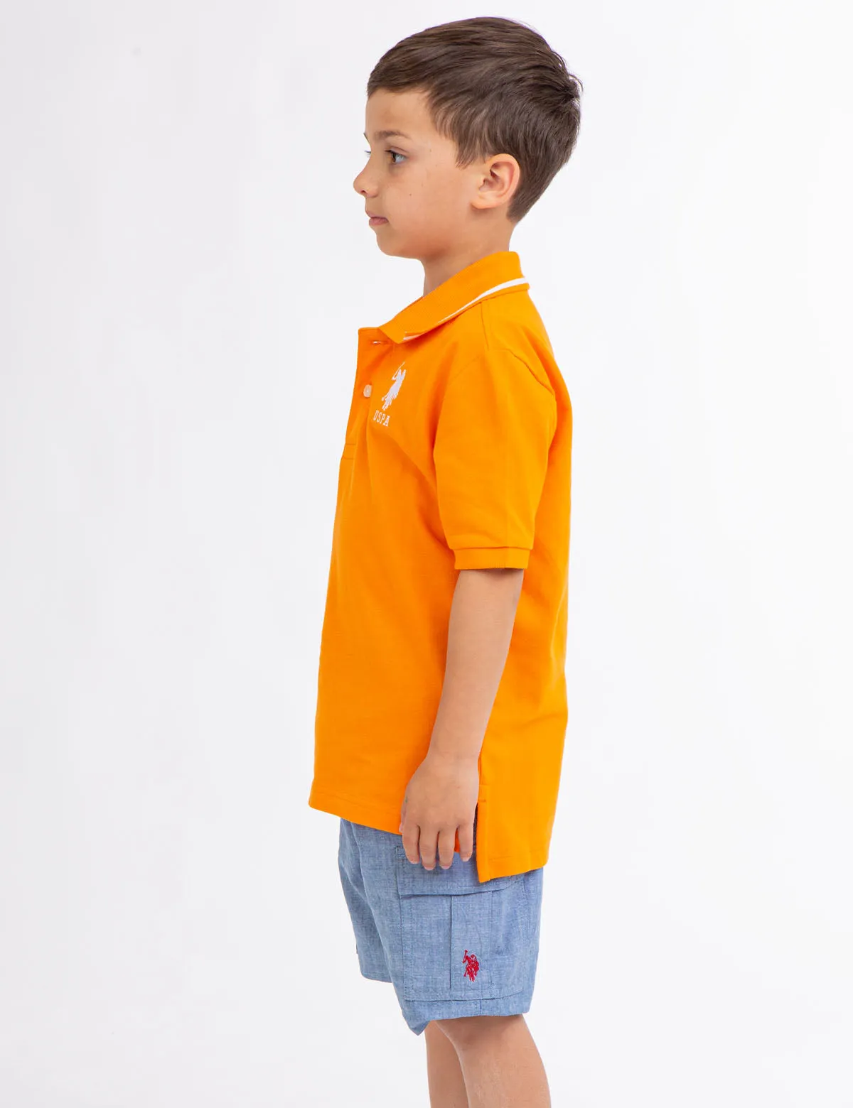 BOYS PIQUE POLO SHIRT sold by U.S. Polo Assn. product image thumbnail 3