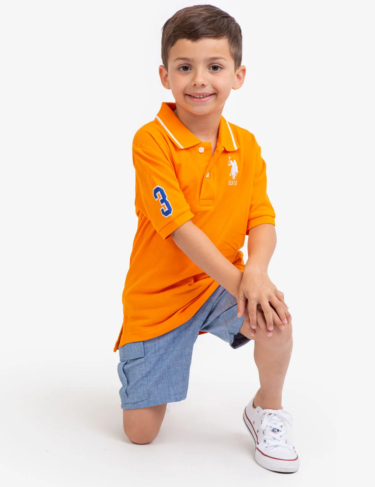 BOYS PIQUE POLO SHIRT sold by U.S. Polo Assn. product image thumbnail 2