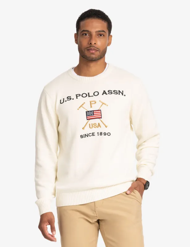 USPA MALLET CREW NECK SWEATER sold by U.S. Polo Assn.