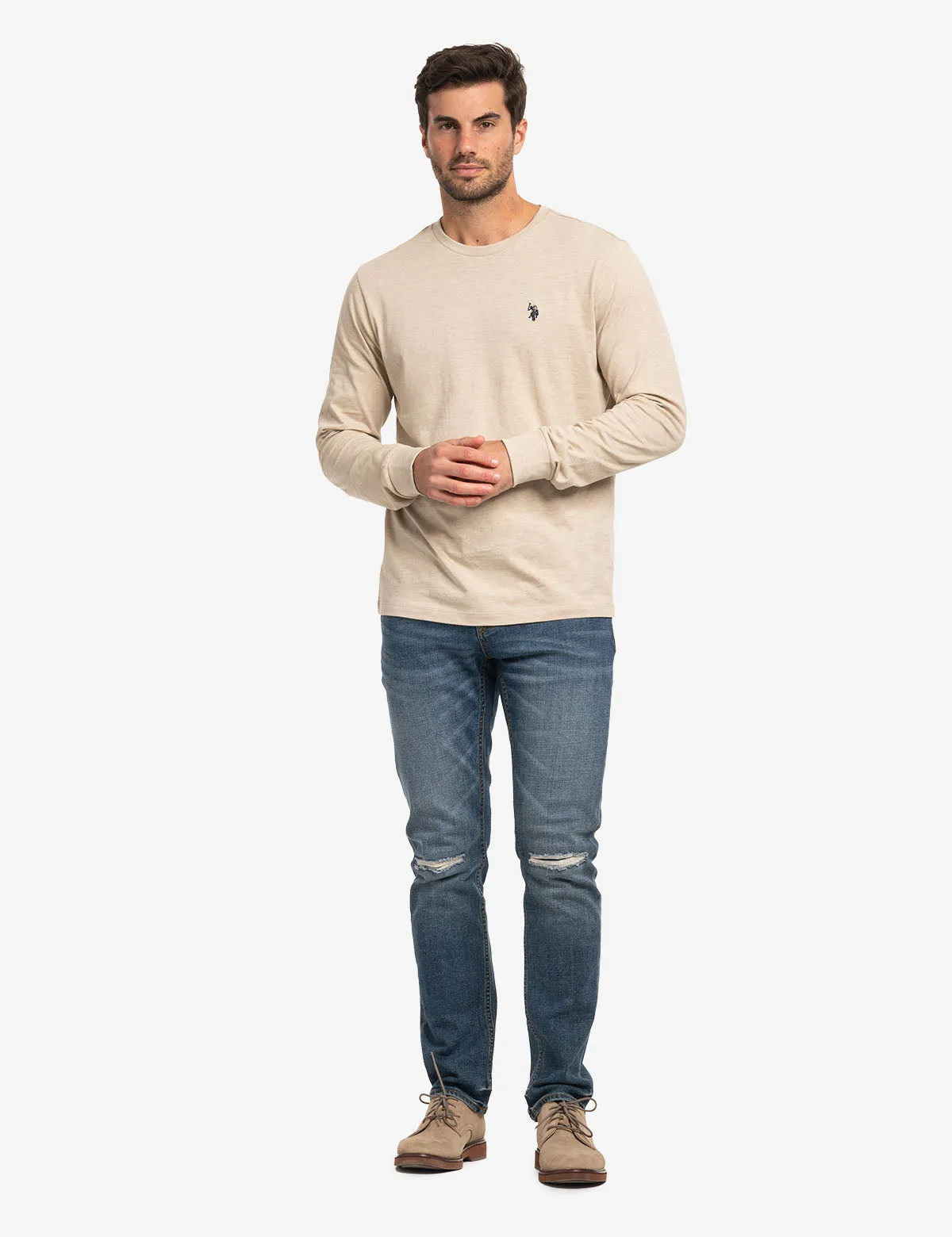 LONG SLEEVE SOLID T-SHIRT sold by U.S. Polo Assn. product image thumbnail 2