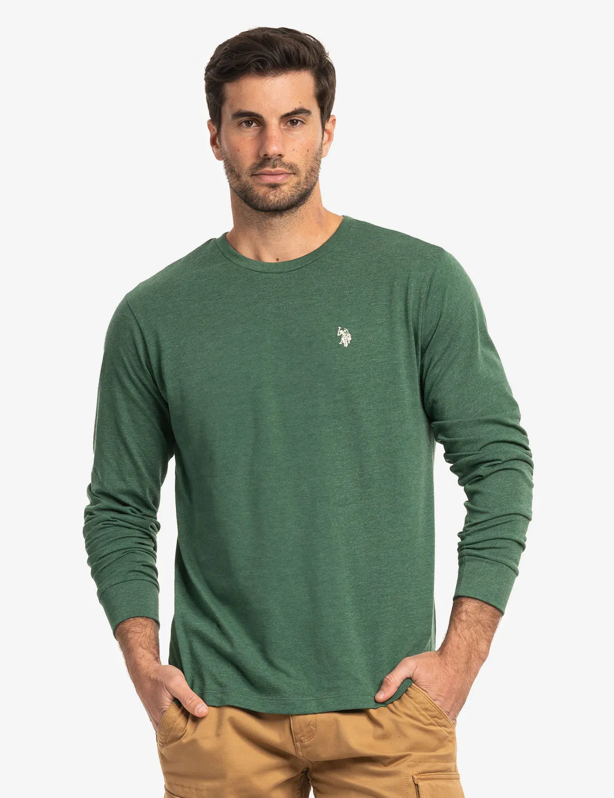 LONG SLEEVE SOLID T-SHIRT sold by U.S. Polo Assn. product image thumbnail 5