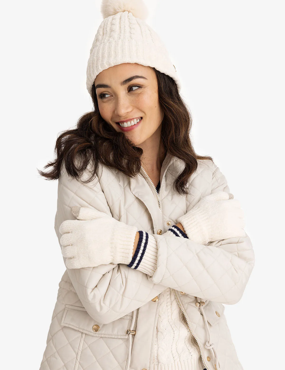 COZY QUILTED HOODED COAT sold by U.S. Polo Assn. product image thumbnail 3