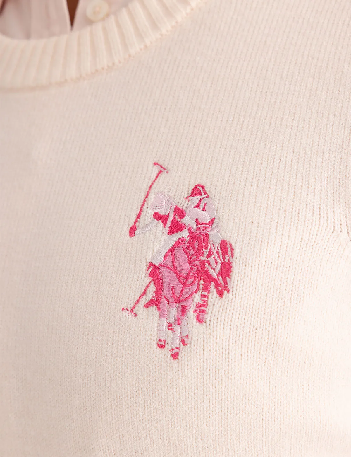 LARGE LOGO CREW NECK SWEATER sold by U.S. Polo Assn. product image thumbnail 4