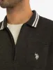 1/4 ZIP CHEST POCKET FRENCH TERRY LONG SLEEVE TOP sold by U.S. Polo Assn.