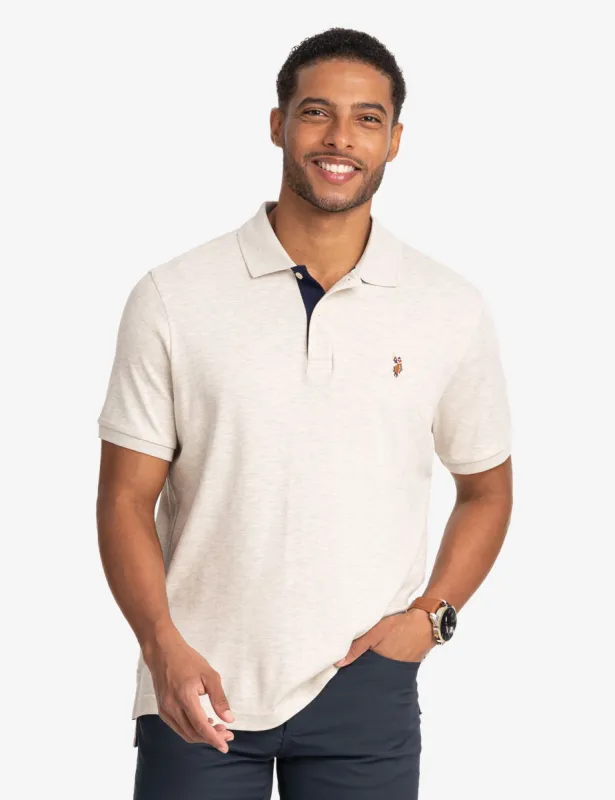 MULTI COLOR LOGO INTERLOCK POLO SHIRT sold by U.S. Polo Assn.