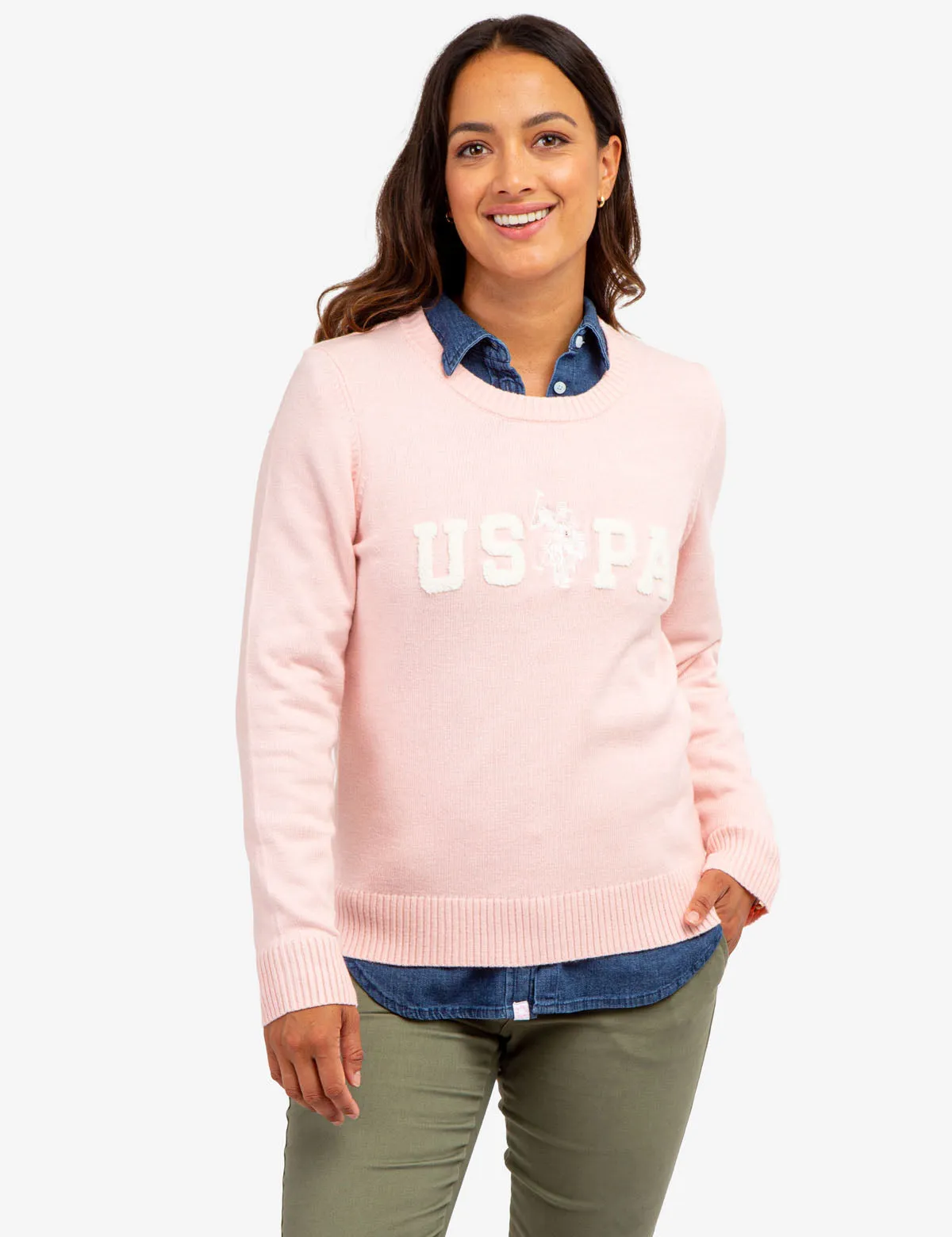 USPA LOGO CREW NECK SWEATER sold by U.S. Polo Assn. product image thumbnail 4