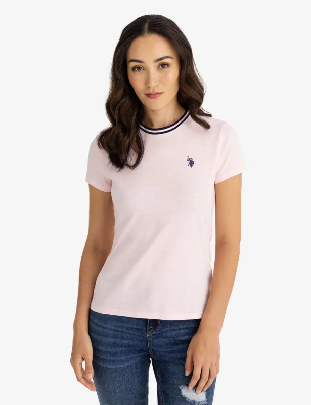 RINGER NECK TRIM T-SHIRT sold by U.S. Polo Assn.