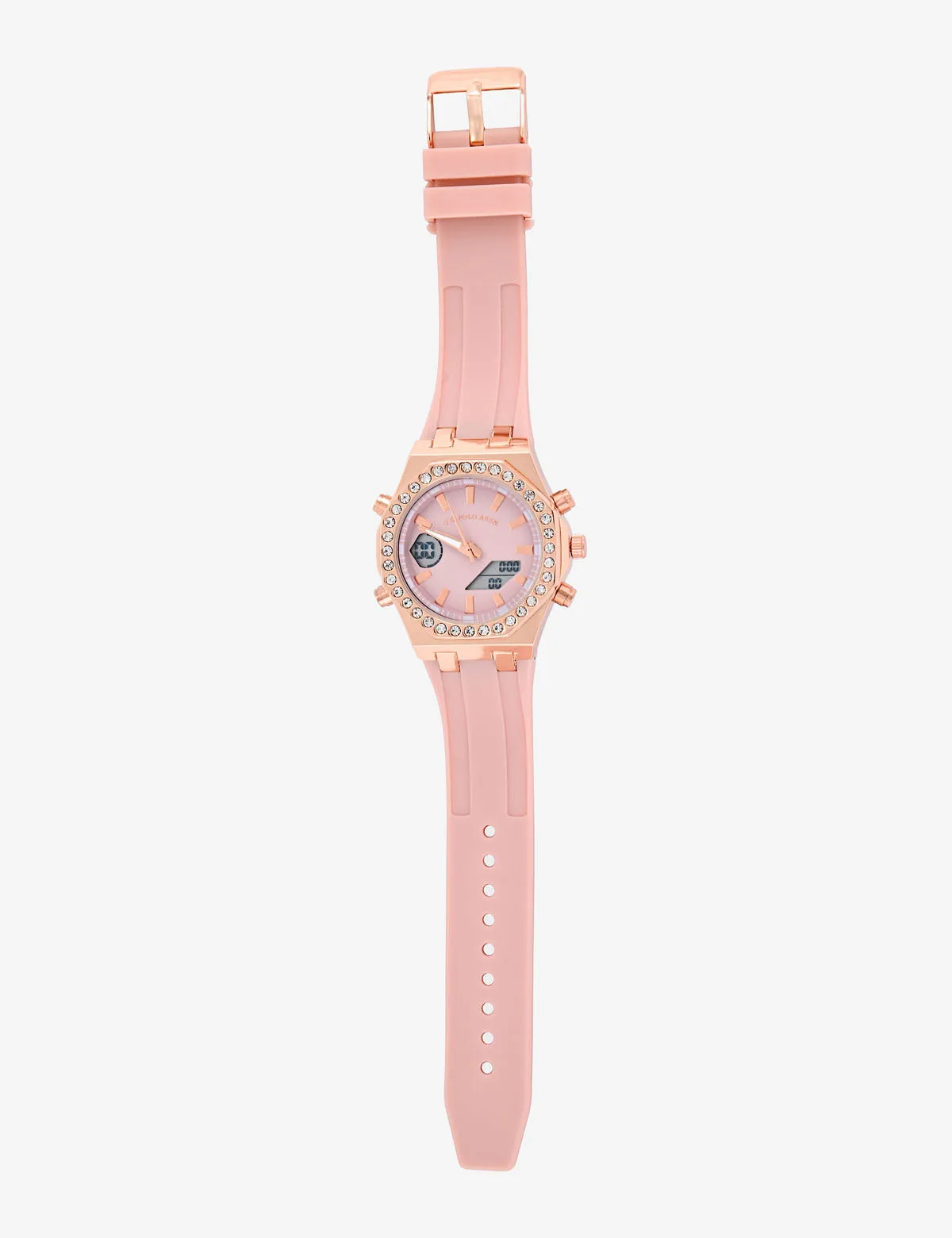 LADIES PINK EMBELLISHED ANA DIGI WATCH sold by U.S. Polo Assn. product image thumbnail 5