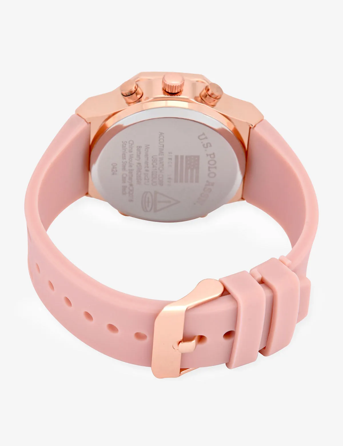 LADIES PINK EMBELLISHED ANA DIGI WATCH sold by U.S. Polo Assn. product image thumbnail 4