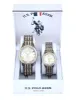 HIS AND HERS TWO TONE WATCH SET sold by U.S. Polo Assn.