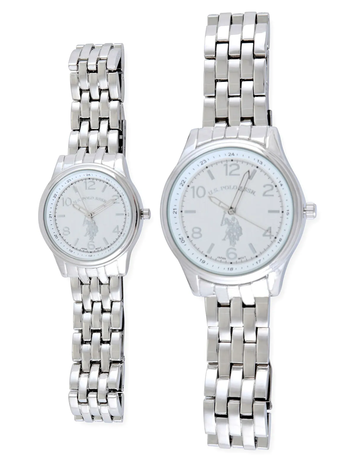 HIS AND HERS CLASSIC LINK WATCH SET sold by U.S. Polo Assn. product image thumbnail 4