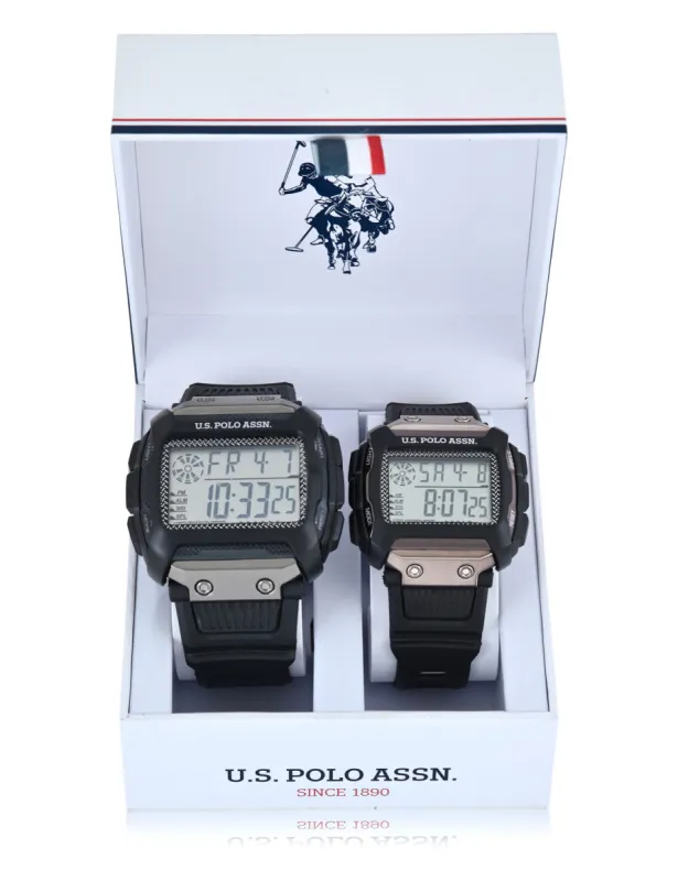 HIS AND HERS ANA DIGI WATCH SET sold by U.S. Polo Assn.