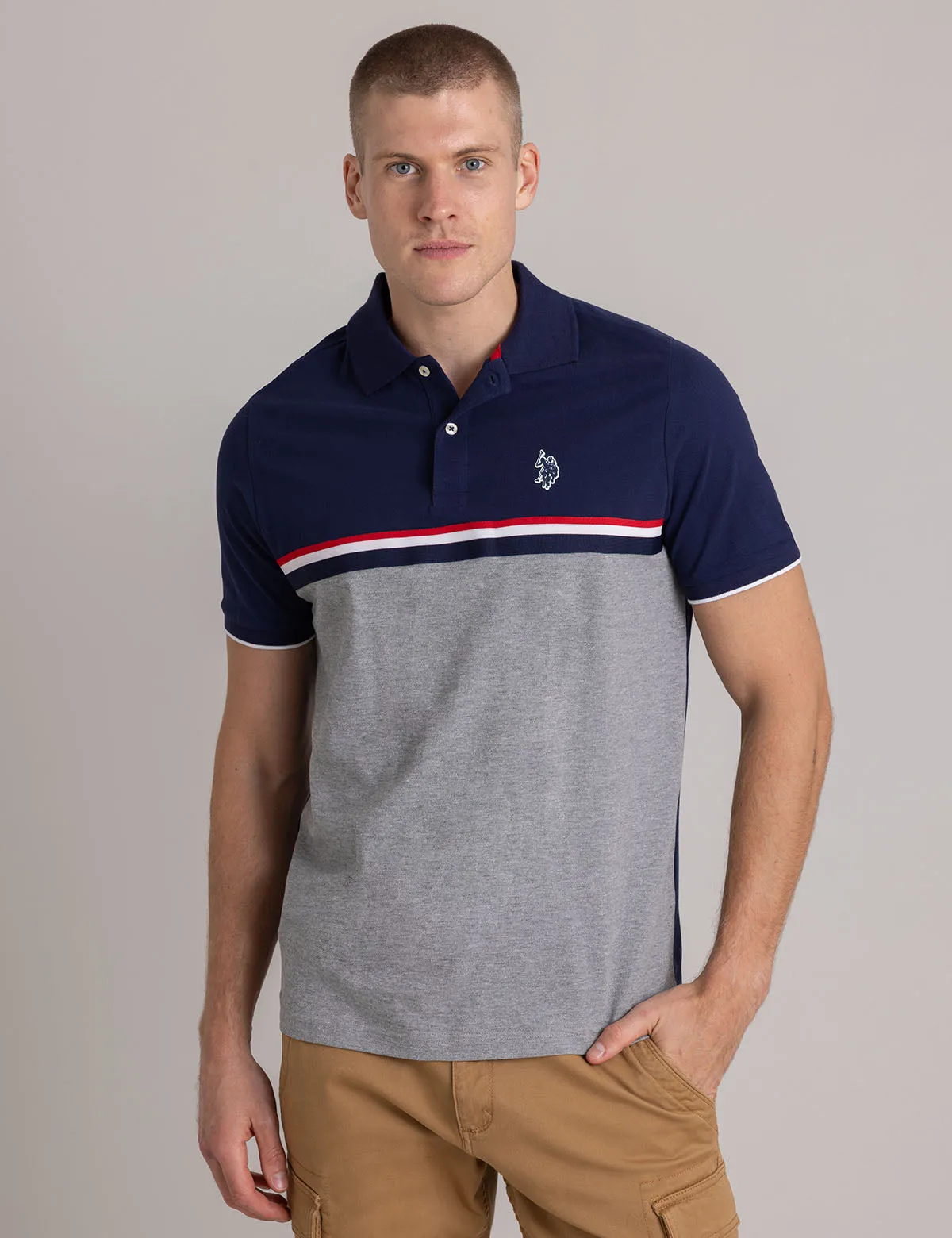 COLORBLOCK SIGNATURE STRIPE POLO SHIRT sold by U.S. Polo Assn. product image thumbnail 5
