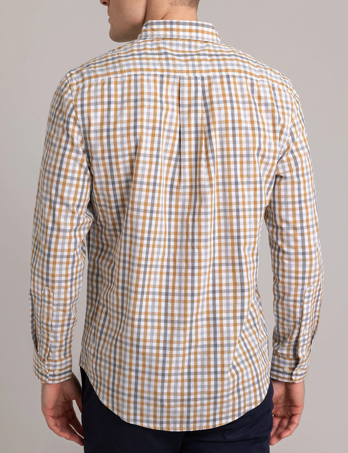 MULTI GINGHAM POPLIN LONG SLEEVE SHIRT sold by U.S. Polo Assn. product image thumbnail 5