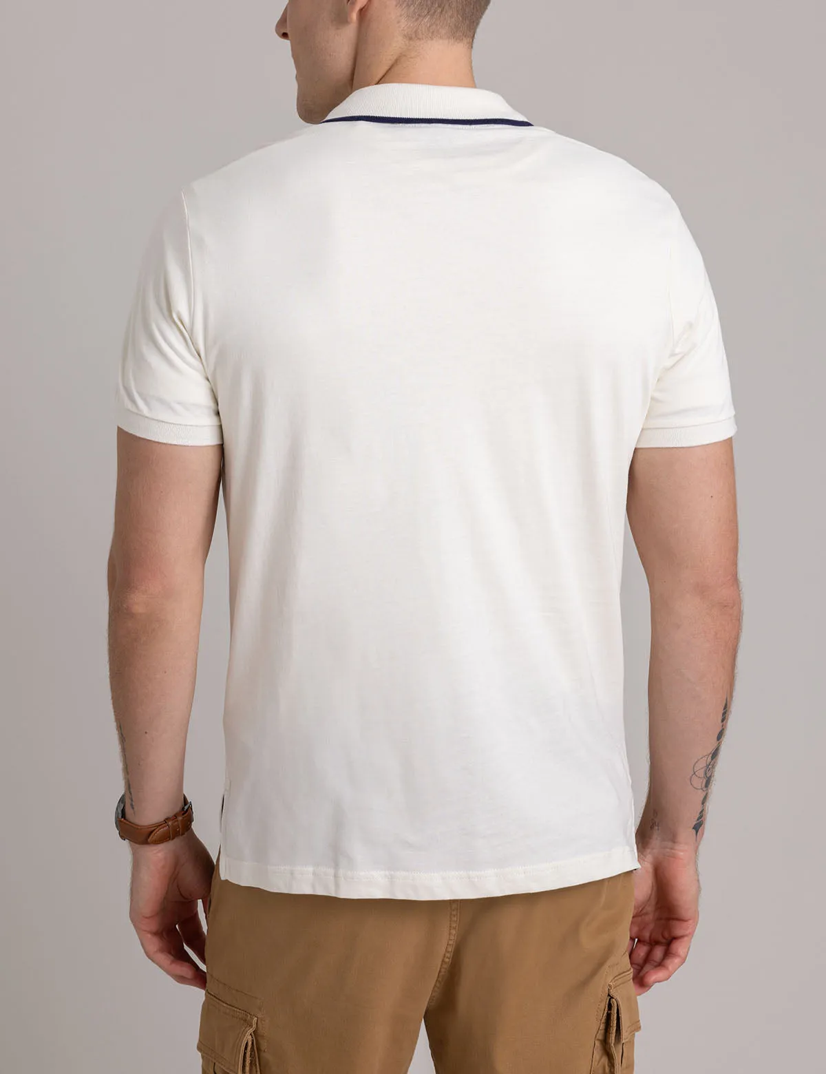 PEACHED JERSEY POLO SHIRT WITH APPLIQUE sold by U.S. Polo Assn. product image thumbnail 5