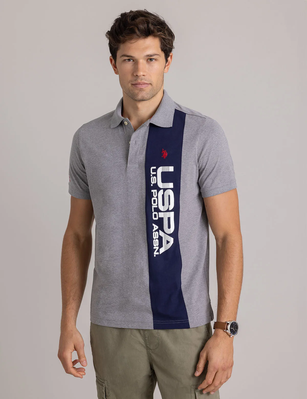 USPA COLOR BLOCK JERSEY POLO SHIRT sold by U.S. Polo Assn.