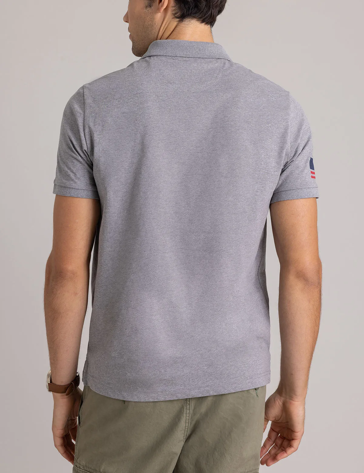 USPA COLOR BLOCK JERSEY POLO SHIRT sold by U.S. Polo Assn. product image thumbnail 4