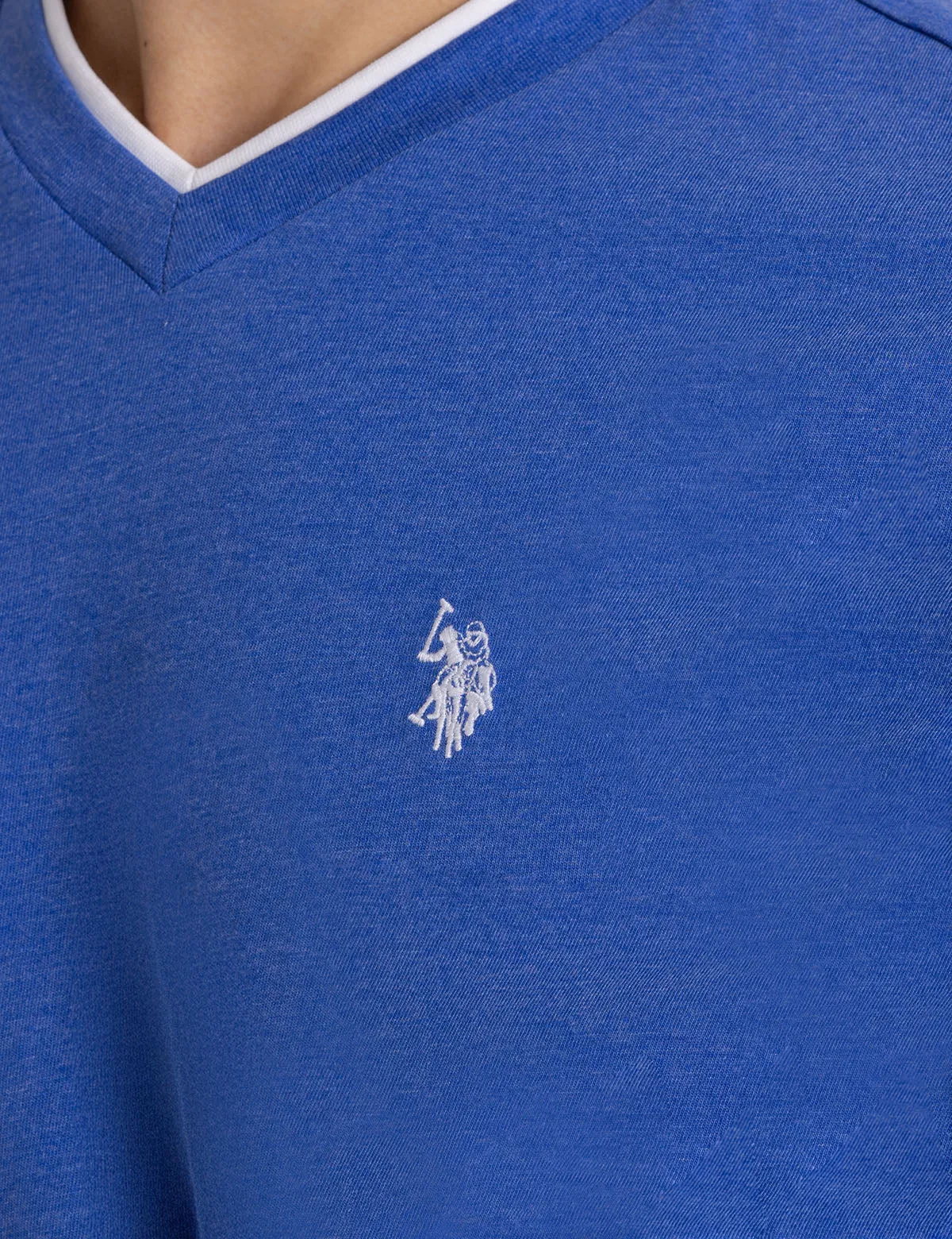 DOUBLE V-NECK T-SHIRT sold by U.S. Polo Assn. product image thumbnail 3