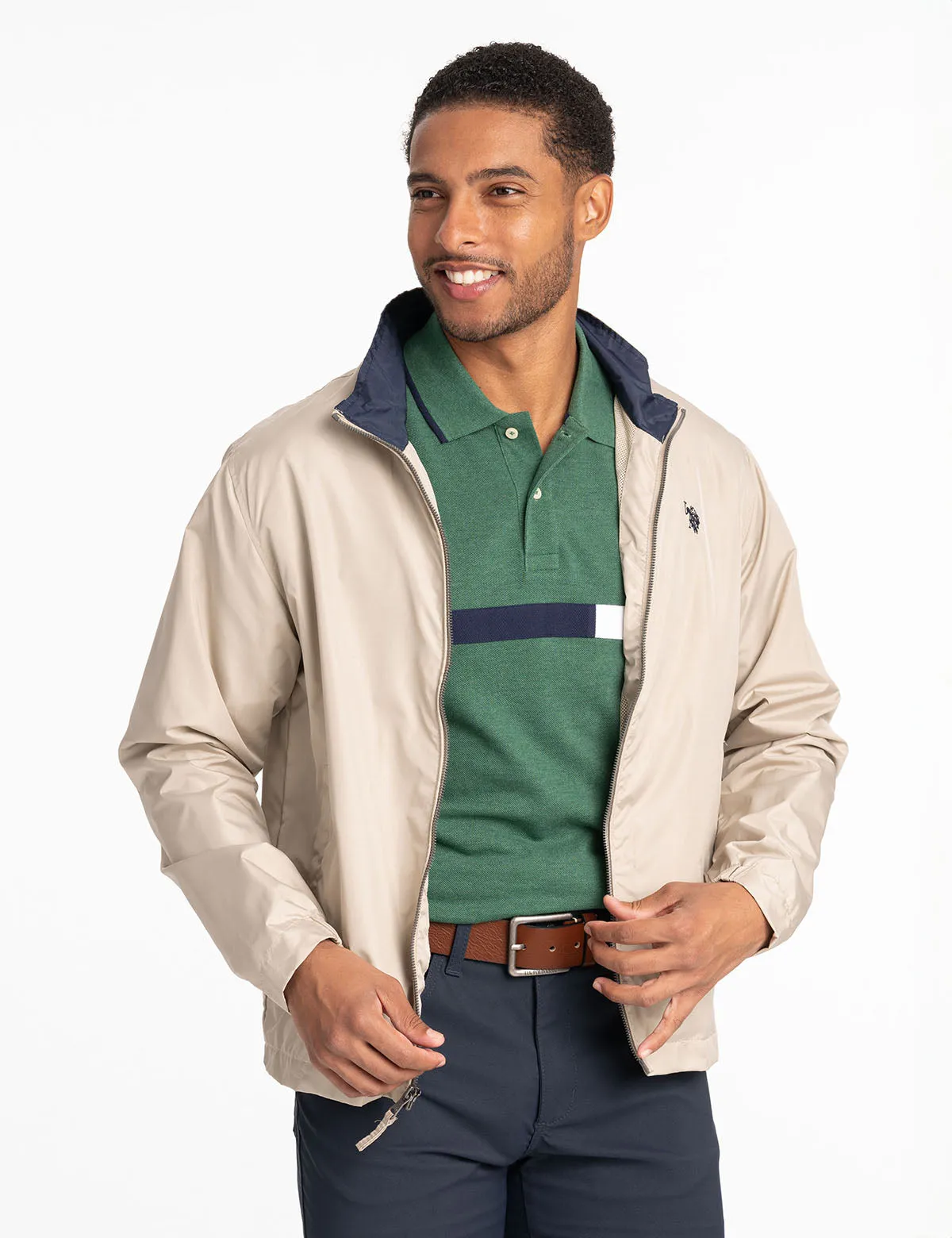 COLOR BLOCK CHEST STRIPE PIQUE POLO SHIRT sold by U.S. Polo Assn. product image thumbnail 5