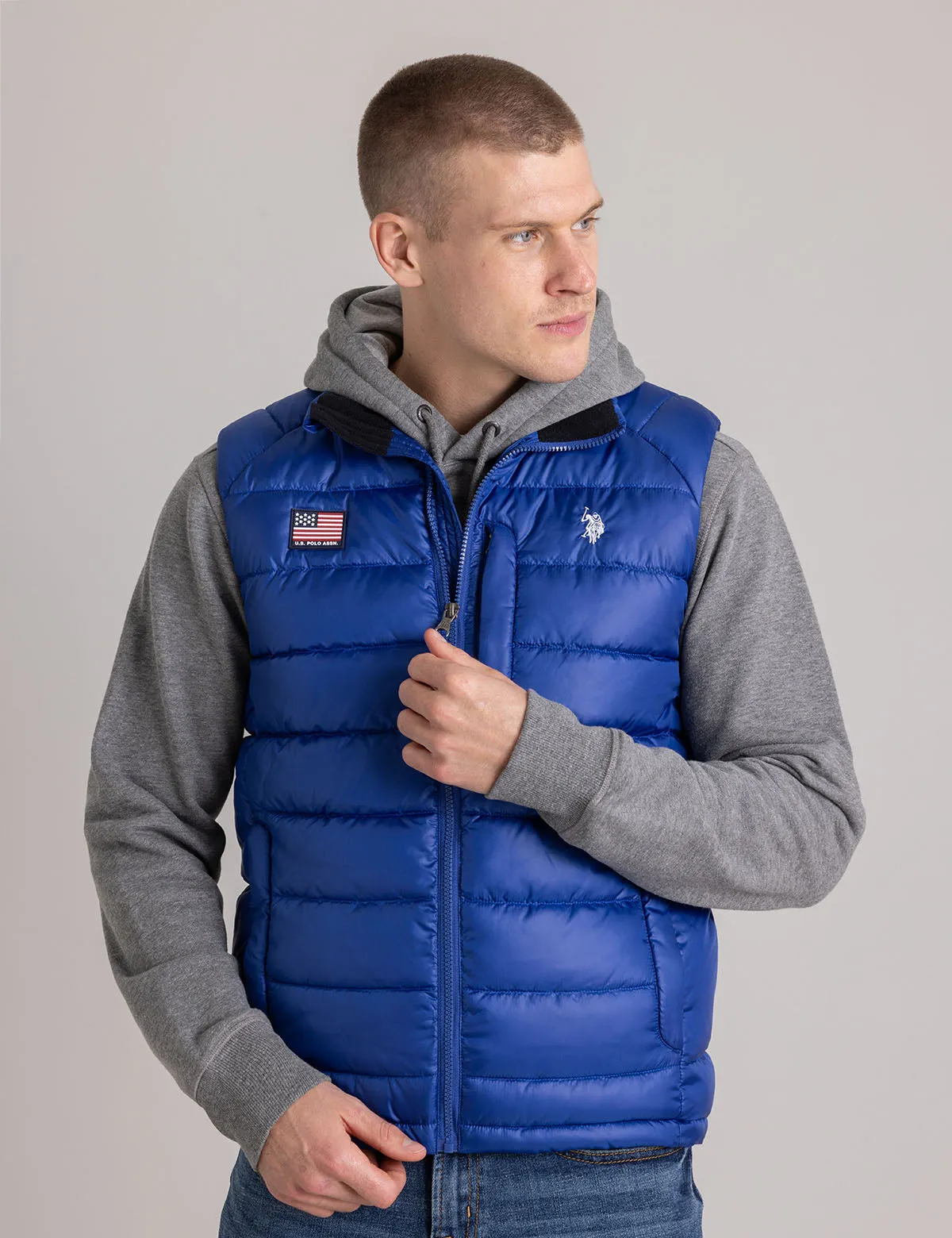 SMALL CHANNEL QUILTED PACKABLE VEST sold by U.S. Polo Assn. product image thumbnail 5